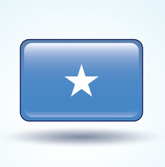 Flag set of Somalia, vector illustration