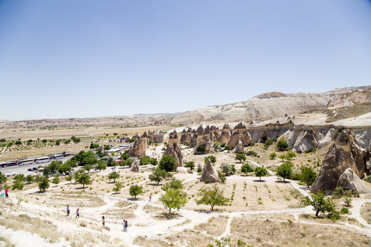 Cappadocia. Picturesque rocks in the Pashabag Valley 
