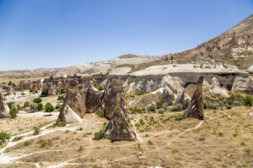 Cappadocia. Unusual rock in the Valley of the Monks