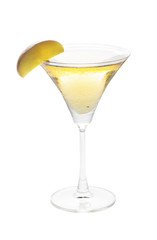 Apple martini isolated