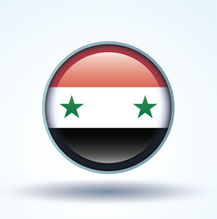 Flag set of United Arab Republic, vector illustration