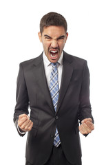 Frustrated businessman