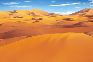 Fototapeta na wymiar Sand Dunes in Morocco