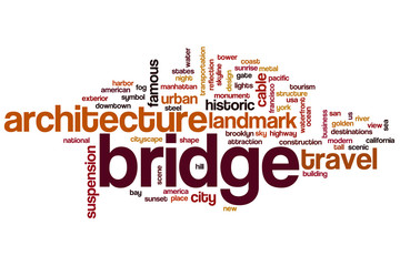 Fototapeta premium Bridge cloud