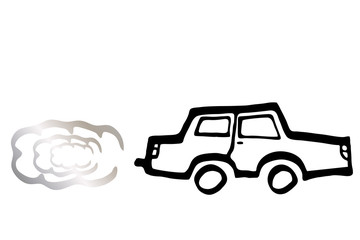 Auto - PKW - Dieselpartikel