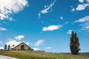 landscape of countryside  in Japan