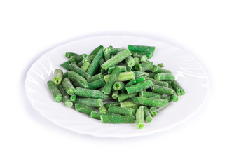 Frozen french beans.