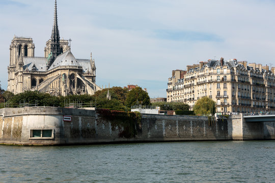 The cathedral of Notre Dame in Paris . France