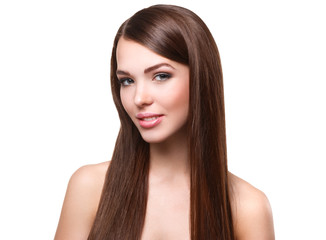 Fototapeta premium Woman with beautiful hair