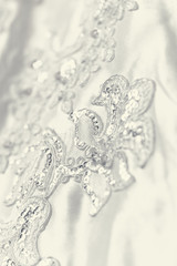 Beautiful wedding dress detail