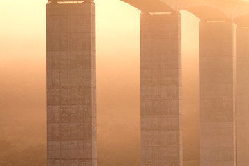 Large highway viaduct ( Hungary)
