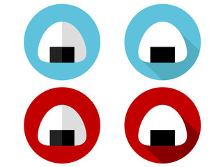 Obraz premium Onigiri Icons