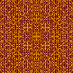 Vintage seamless wallpaper background pattern