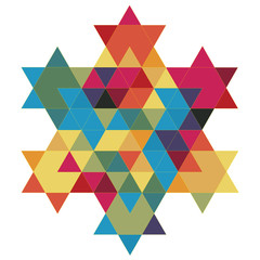 Obraz premium Magen David Fractal 02