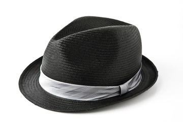 Black panama hat