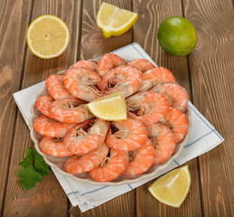 Boiled shrimp