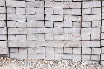 Pile of bricks