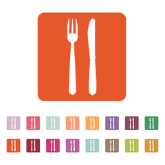 The knife and fork icon