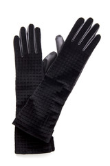 Black fashion gloves