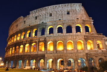Plakat Coliseum, also known as the Flavian Amphitheatre, Rome, Italy