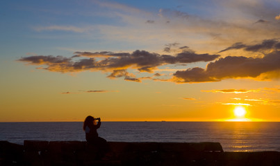 sunset, Lista, Norway