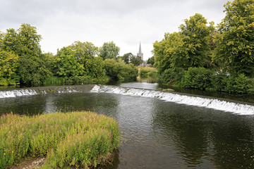 Fototapeta premium River Suir in the City Cahir.