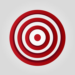 Vector red target
