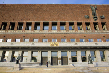 Fototapeta premium City Hall (Radhuset), Oslo, Norway