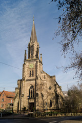 Fototapeta na wymiar Kirche in Saarbrücken - Altenkessel