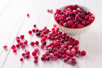 Frozen cranberry