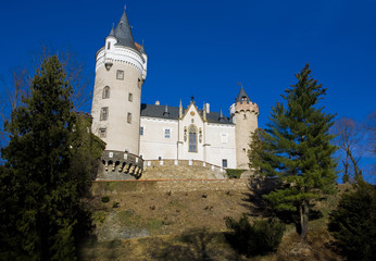 Fototapeta na wymiar Castle Zleby, Czech Republic