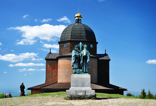 Radhost historic Chapel Czech Republic
