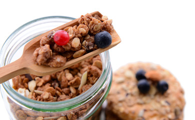 Granola close-up