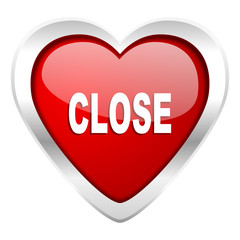 close valentine icon