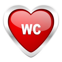 toilet valentine icon wc sign