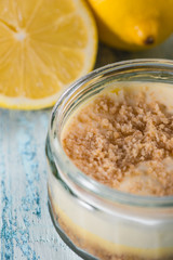 fresh zingy lemon cheesecake