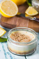 fresh zingy lemon cheesecake