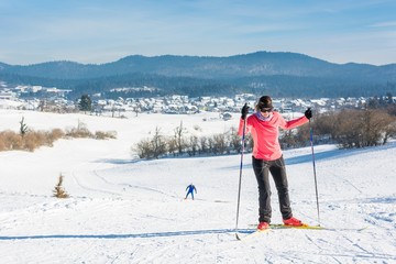 Cross country skier