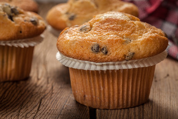 Muffins and coffee