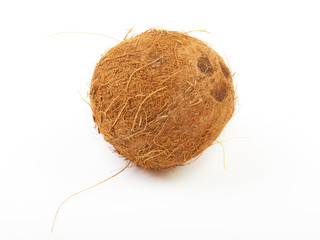 Coconut isolated on white background.