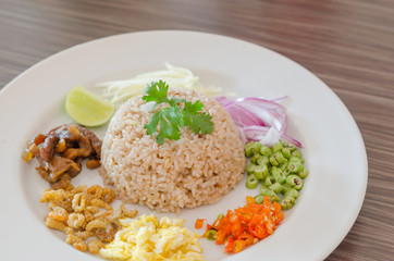 Mixed cooked rice