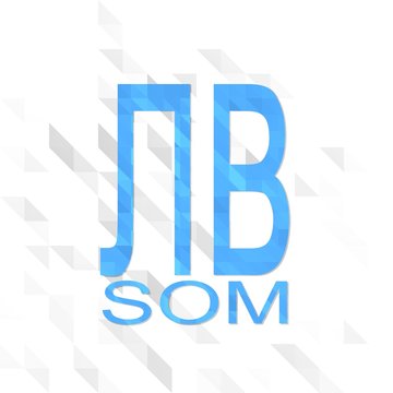 low poly Som symbol