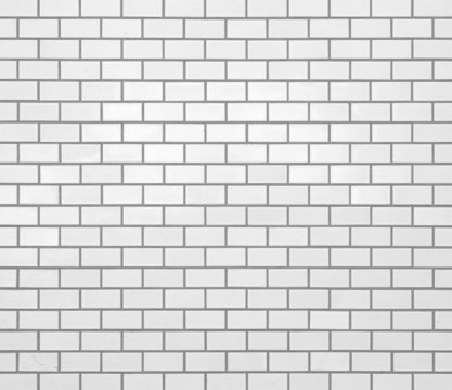White new brick wall texture and seamless background