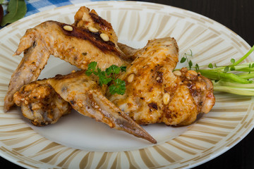 Roasted chicken wings