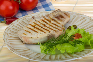 Grilled t-bone steak