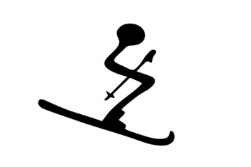 Skifahrer...