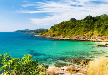 Fototapeta premium On a Sunny Beach Sunshine Coast