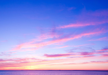 Fiery Backdrop Evening Scene