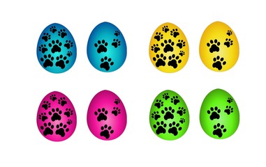 Easter eggs from dogs