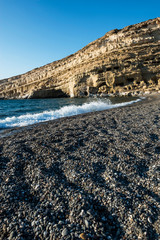 Beach in Matala